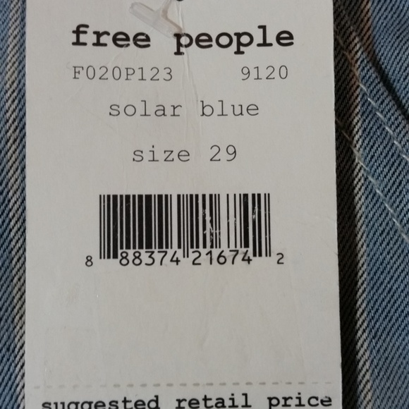 NWT Free People Railroad Flare Jeans - Size 29 - Picture 3 of 4